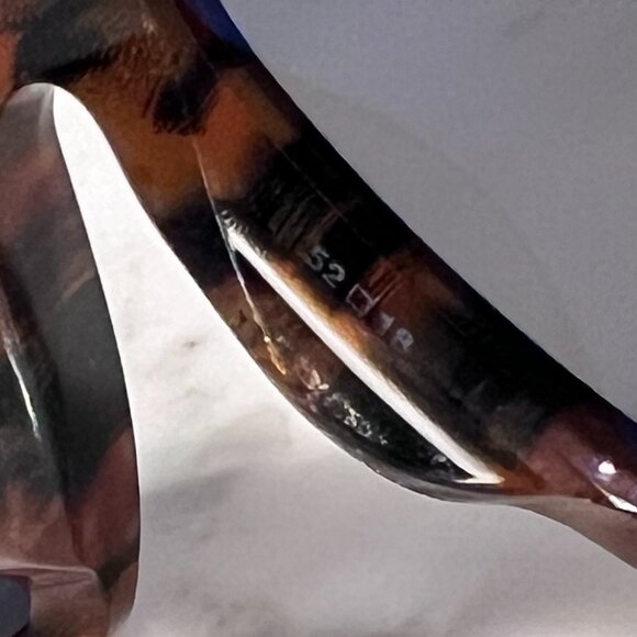 Cartier Glasses Sunglasses Frames Leopard Tortoise Cat Eye Platinum - Picture 5 of 7